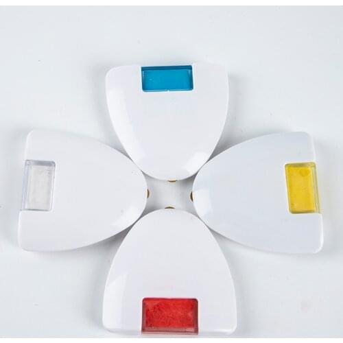 New 1Pcs Red White Blue DIY Sewing Tool Triangular Chalk Wheel Tailors Chalk Sewing Clothes Markers Accessory