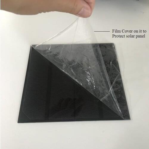 2pcs 6V 4.5W Monocrystalline Solar panel Silicon PV cell panel for DIY portable charger solar system