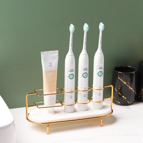 Non-slip Bathroom Storage Rack Diatomite Toothbrush Holder Toothpaste Iron Shelve Bath Organizer Water Absorbent Quick-drying