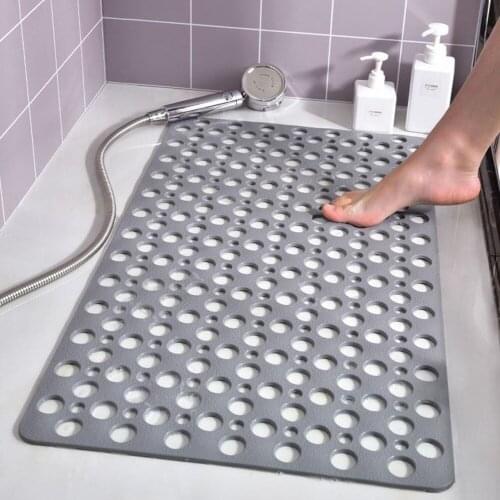 Bathroom Mat Non Slip Shower Bath Mat Toilet Household Bathtub Suction Cup TPE Mat Home Hydrophobic Floor Pad Bath Foot Pad
