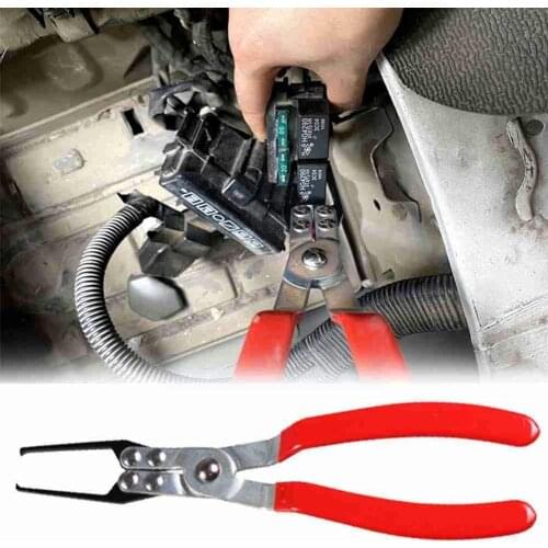 New Automotive Disassembly And Extraction Pliers Relay Clip Remover Puller Car Clamp Vehicle Hand Fuse Pliers Tool B6O7