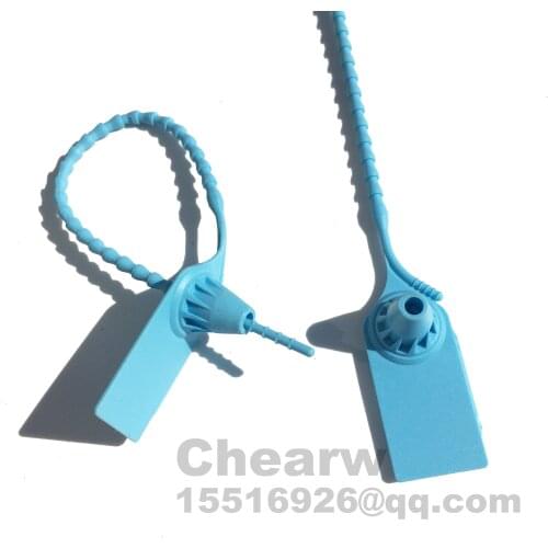 200mm plastic seals 10piece laser printing company signs cable ties customization security safety guard disposable