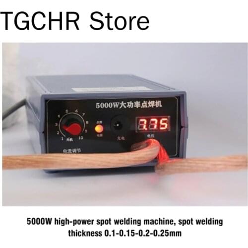 Portable 5000W High-power Spot Welder Small Household Spot Welder 18650 Lithium Battery