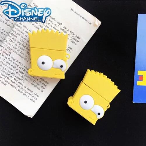 Marvel Captain America Iron Man Spiderman Silicone Cases For Airpods 1/2 Protective Bluetooth Wireless Earphone Charging Cover