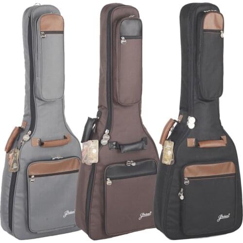 Waterproof professional portable 38 39" 40 41inch acoustic guitar case gig bag soft backpack cover padded pocket handle strap