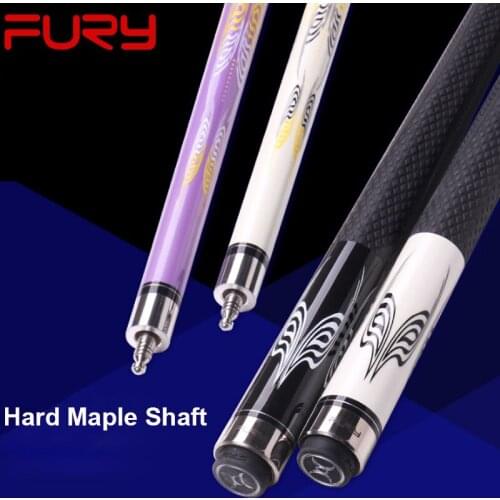 FURY Billiard Sticks 13mm 11.75mm Tip Fast Joint Hard Maple Shaft