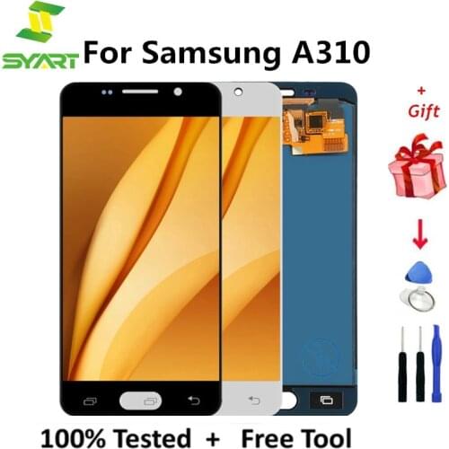 OLED Original LCD Screen For Samsung Galaxy A3 2016 A310 A310F A3100 LCD Display Touch Screen Digitizer Assembly Repair Parts