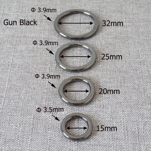 1pcs Strong Metal O Ring Hardware Belt Buckle Clasp Loop For Bag Dog Pet Harness Luggage Backpack DIY Sewing Garment Accessory
