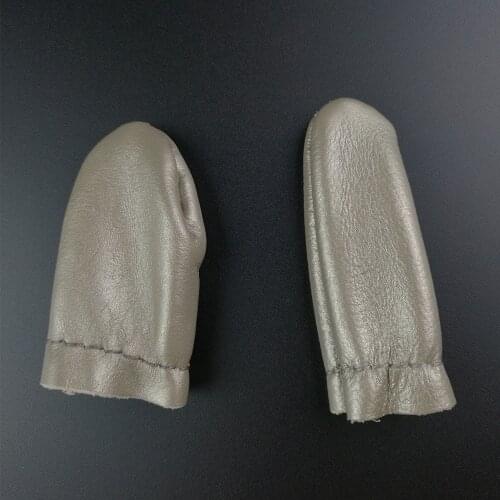 20pcs Needle Felting Leather Finger Protector Knitting Needles Point Protection Thumb Index Thimble Guard Embroidery Hand Tool