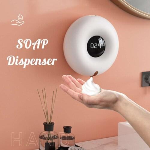 280ml Touchless Automatic Sensor Foam Soap Dispenser Hand Sanitizer Liquid USB Charging Soap Dispenser Bathroom Tool Accessories