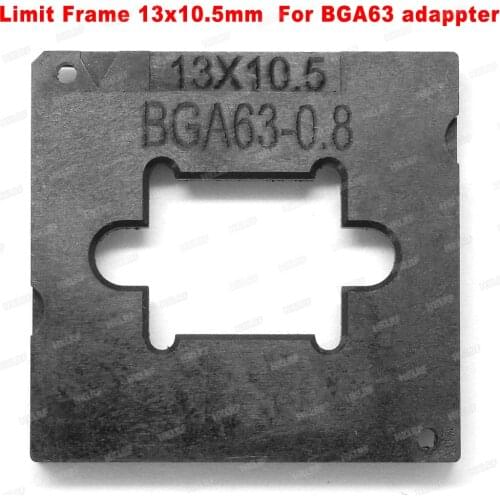 Limit Frame RT-BGA63-01 V2.0 13mm*10.5mm EMMC Adapter For RT809H Programmer