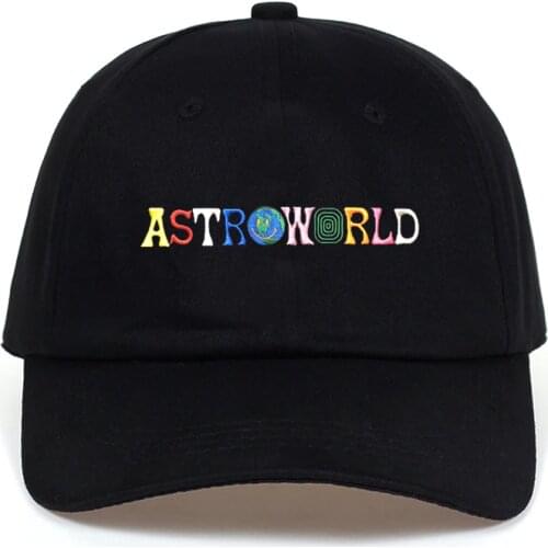 Travi$ Scott latest album ASTROWORLD Dad Hat 100% Cotton High quality embroidery Astroworld Baseball Caps Unisex Travis Scott