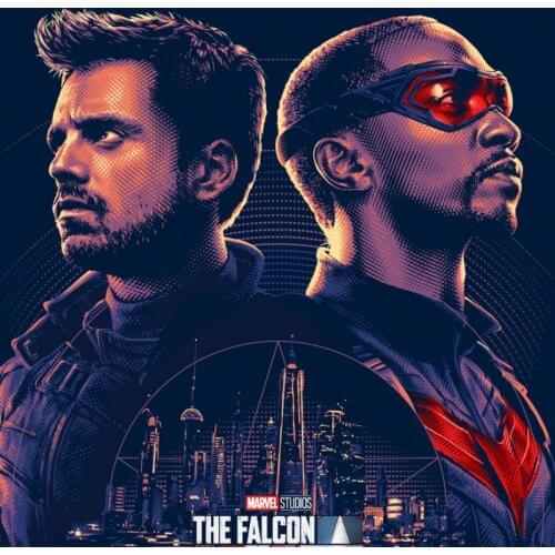 Disney 5D Diy Diamond Painting The Falcon and The Winter Soldier Mosaic Diamond Embroidery Cross Stitch Kits Home Decor