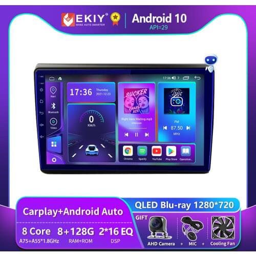 EKIY 9'' IPS Android 9.0 Car Radio For Ford Kuga 2013-2017 Car Multimedia Video Player GPS Navigation Head Unit DVD Stereo WIFI