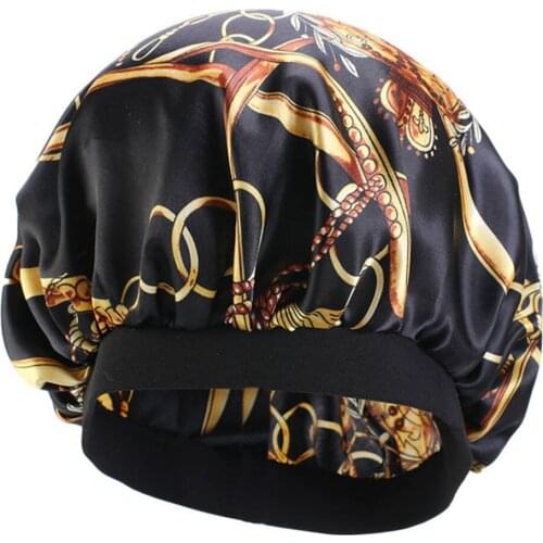 Elasticity Band Satin Bonnet for Women Soft Comfortable Turban Lady Chemo Cap Hair Accessories Headwear