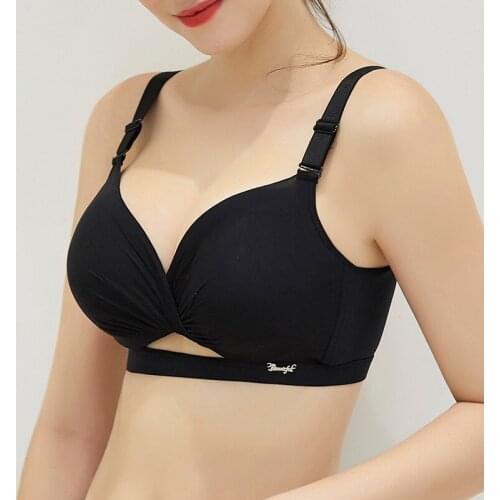 Elegant Padded Womens Bralette Bra Wireless Underwear Push Up Brassiere Sexy Lingerie Tops Size 30-38 A B C Cup