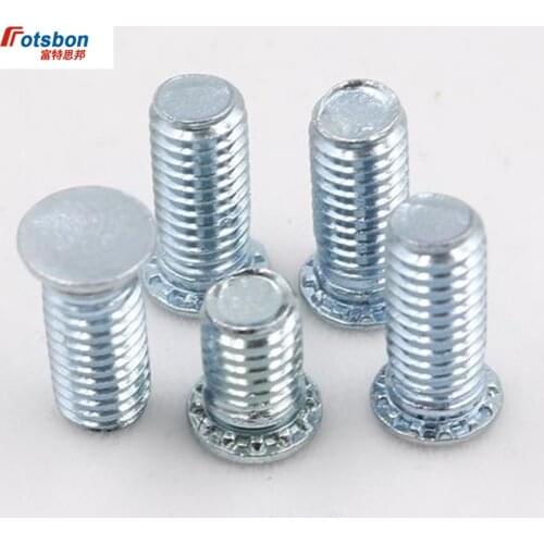 FH-024-10 Round Head Studs Self-clinching Blind Rivet Protruding Stud Clinch Pin Screw Platen Screws Sheet Metal PC PEM Standard