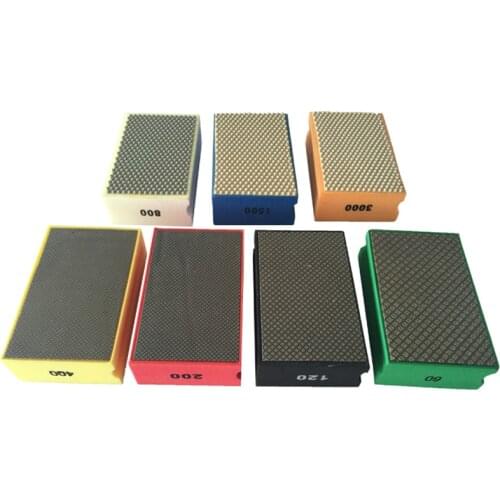 Hot Sale Pad 90*55mm Foam Backed Glass Polishing Stone Ceramic Tile Grinding Diamond Abrasive