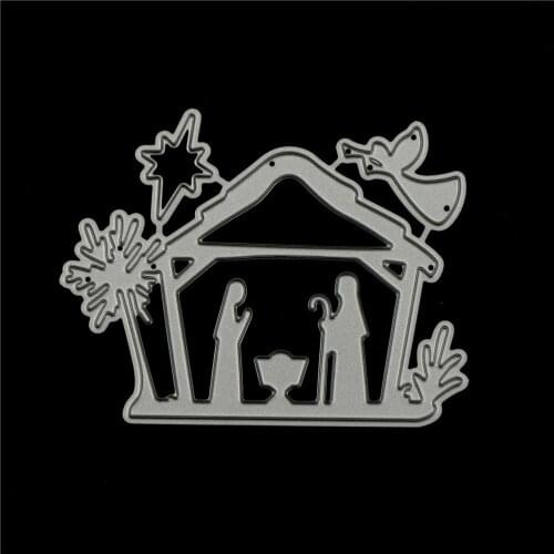 Jesus Nativity Dies Cutting Metal For DIY Scrapbooking Steel Craft Die Cut Create Stamps Embossing Paper Card Stencil Decorative