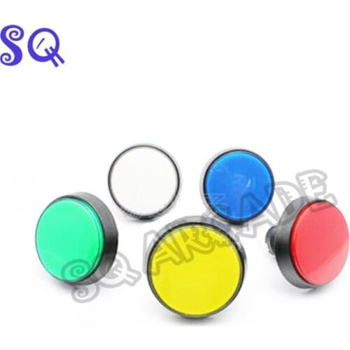 2016 newest 5colors 60mm illuminated push button with microswitch led Arcade Video Game Big Round LED Lighted Illuminated Lamp