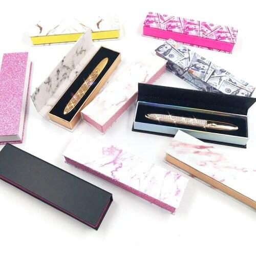 New Wholesale magnetic Empty Packing Box for eyelash Eyeliner pen Eyebrow Pencil Packing Box Cosmetic Packing Boxes makeup
