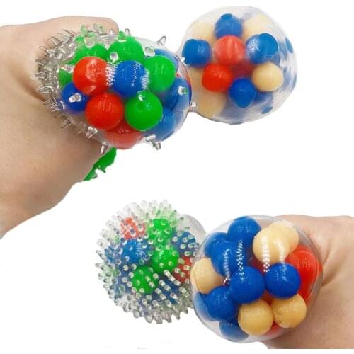 3pcs Anti-Stress Squeeze Ball Toy To Vent Decompression And Anxiety Relief Toys For Exercise Strengthen Wrist Squeeze Ball Toy