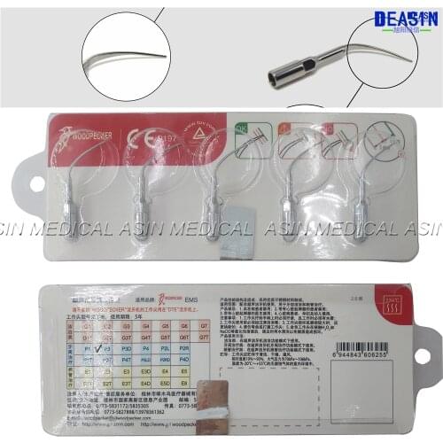 5 pcs X P3 Original woodpecker Dental Ultrasonic Scaler Tips scaling tips handpiece Fit EMS & WOODPECKER