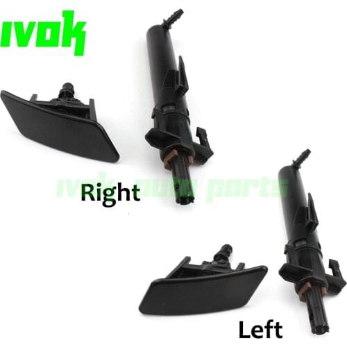 Left & RigLeft&Right Headlight Cleaning Washer Nozzle Pump with cover For Peugeot 207 307 607 Citroen C4 C5