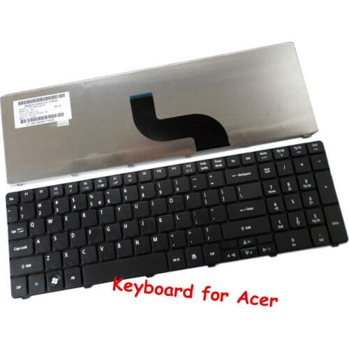 New genuine for Acer Aspire 5252 7552 7552G 7740 7740G 5542/N 5542W 5810PG US Keyboard Black