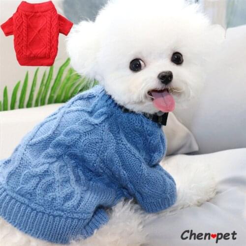 Dog Clothes Winter Soft Pet Sweater Small Dog Coat Fashion Sweater for Chihuahua Pomeranian Designer Dog Clothes Dog Costume