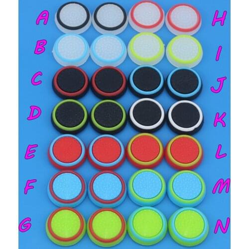 YuXi 100pcs Luminous Joystick Thumb Caps for Sony PS2 PS3 PS4 for Xbox one/for Xbox 360