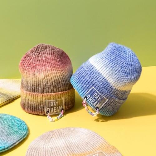 Winter Child Hats Mom Dad Women Man Toddle Kids Baby Boy Girl Winter Warm Caps Knit Beanie Hat Adults Kids Caps 3-8 Years Old