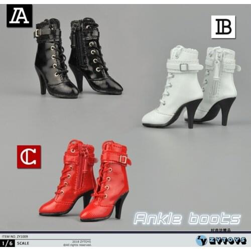 1/6 Scale Female Figure Hollow Shoes High-heeled Boots Model Toys For 12 inches Action Figure Dolls Body Accessories ZY1009