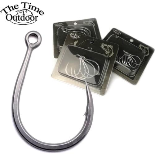 1 Pack AQUAMAN HG Hang Grind Big Game Seawater Assist Circle Slow Jig Fishing Hooks Saltwater For Sea Lure Free Shipping