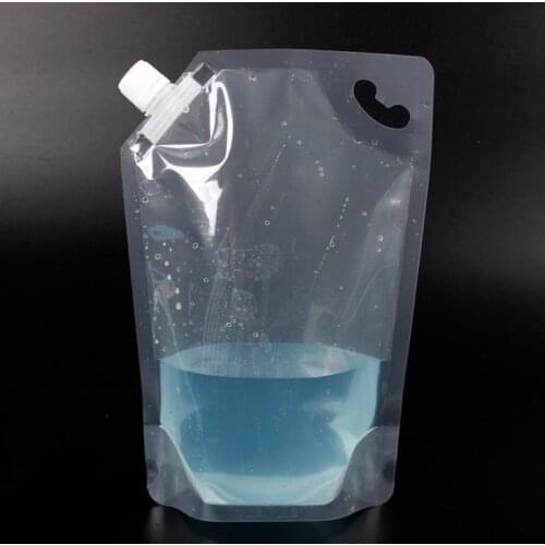 1000ml/ 1L Stand up Plastic Drink Packaging Spout Bag Pouch for Beverage Liquid Juice Milk Coffee Water SN25