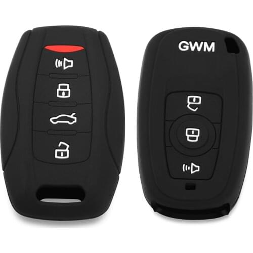 3 Button Car accessories Silicone Key Cover KeyChain Protector Case For Great Wall HAVAL H2 H6 H7 H8 H9 H2S M6 C50