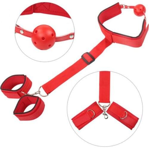 BDSM Bondage Restraint Bondage Fetish Slave Handcuffs & Ankle Cuffs Adult Erotic Sex Toys For Woman Couples Games Sex Products