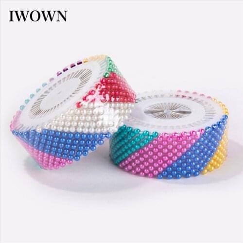 120/200pcs Pearl Head Straight Quilting Pins Sewing Pin for Sewing Craft Dressmaker Jewelry Decoration DIY Sewing Supplies