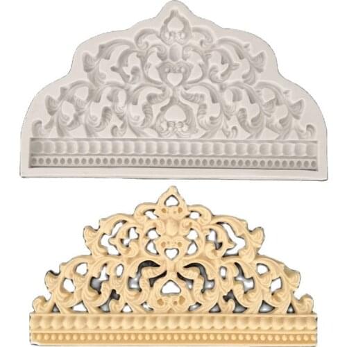 Crown Silicone Mold Fondant Mold Cake Decorating Tools Chocolate Gumpaste Mold K399