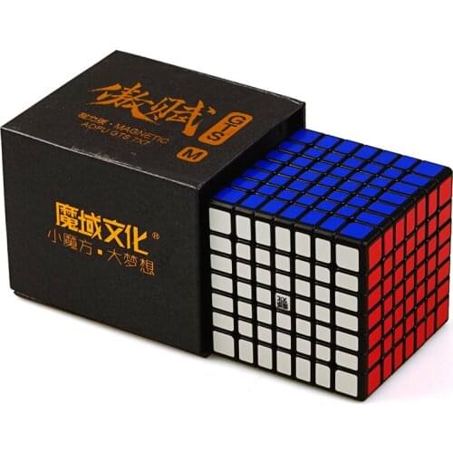 MoYu AoFu GTS Magnetic Version 7x7x7 Magic Cube Spin Speed Toy Professional Competition Cubo Magico Educational Education Gift