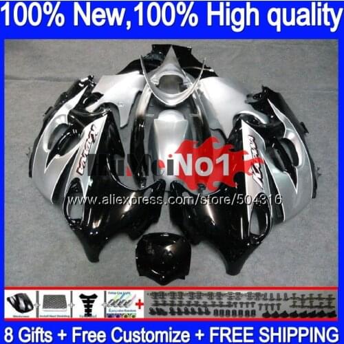 Body For SUZUKI KATANA GSXF 750 600 GSXF750 12MC.13 Silvery blk GSX750F GSXF600 1998 1999 2000 2001 2002 98 99 00 01 02 Fairing