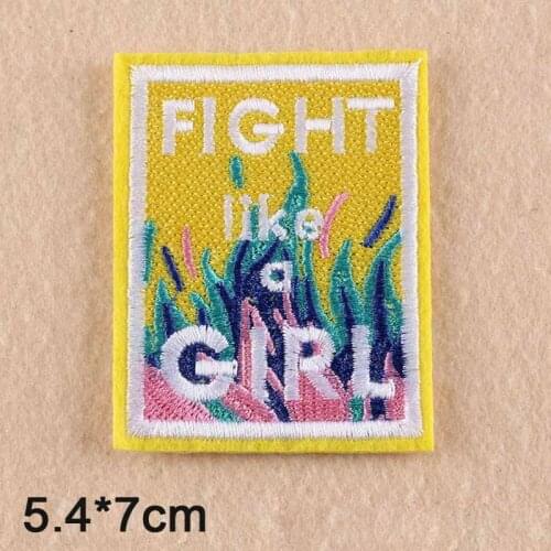 Girl Lovely Iron On Embroidered Clothes Patches For Clothing Stickers Garment Wholesale