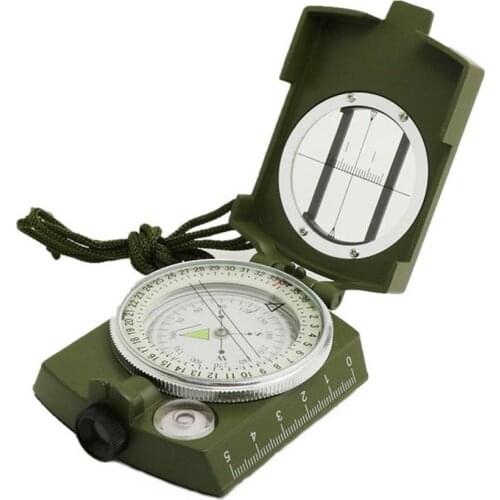 Multifunctional Military Army Metal Sighting Pouch Nauwkeurige Professionele Compass With Activities Waterproof Zeer B9G9