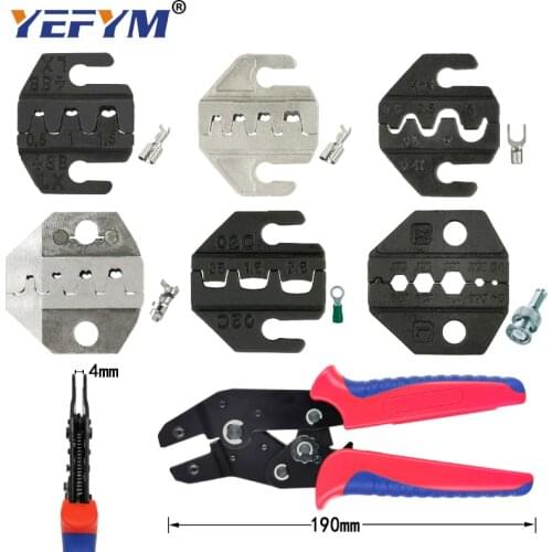 Crimping Plier Jaw Quickly Change Mold Is Suitable For Tab2.8 / 4.8 / 6.3 Xh2.54 2510 Various Types Of Insulated Terminal Tools