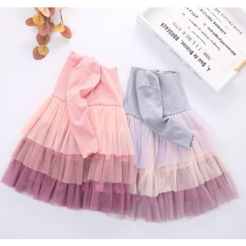 Girls Tutu Dress 2019 New Princess Girls Birthday Party Cake Dress Children Kids Ball Gown Dress Girls Costume RT821