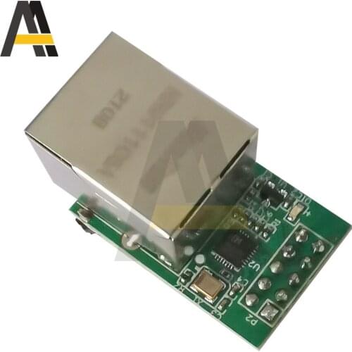 Ethernet Serial Port Transparent Transmission Module Support MDI/MDIX 3.3V TTL to 10M Network RJ45 CH9120 Serial Server