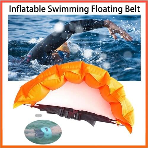Adjustable Inflatable Swimming Floating Belt Composite PVC Adult Children Safety Swim Leaning Training Belt