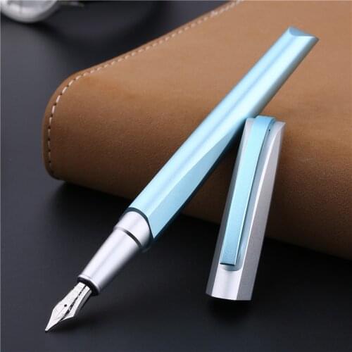 Picasso 960 Beauty of Riemann Cutting Process Aluminum Fountain Pen Writing Gift Set for Men & Women/Office/Graduate