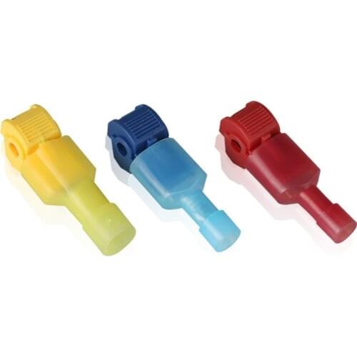 30Pcs(15set) T-Tap Wire Connectors Quick Electrical Cable Connectors Snap Splice Lock Wire Terminals Crimp Hand Tool Set