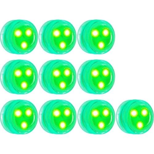 10Pcs LED Skateboard Lights Underglow Longboard Lights Waterproof Lights for Skateboard Christmas Gifts